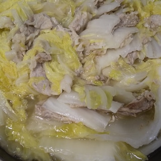 白菜と豚バラ肉のミルフィーユ鍋♡